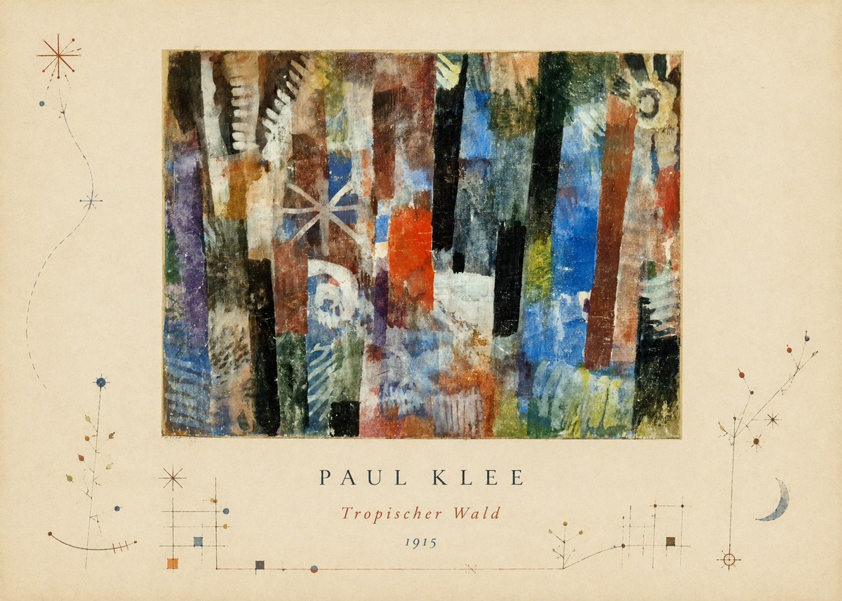 Paul Klee Tropischer Wald No3 - Poszter