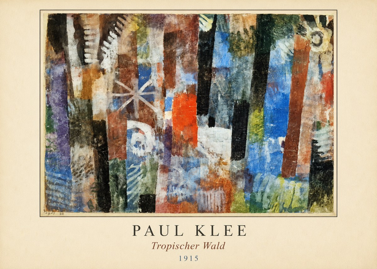 Paul Klee Tropischer Wald No4 - Poszter