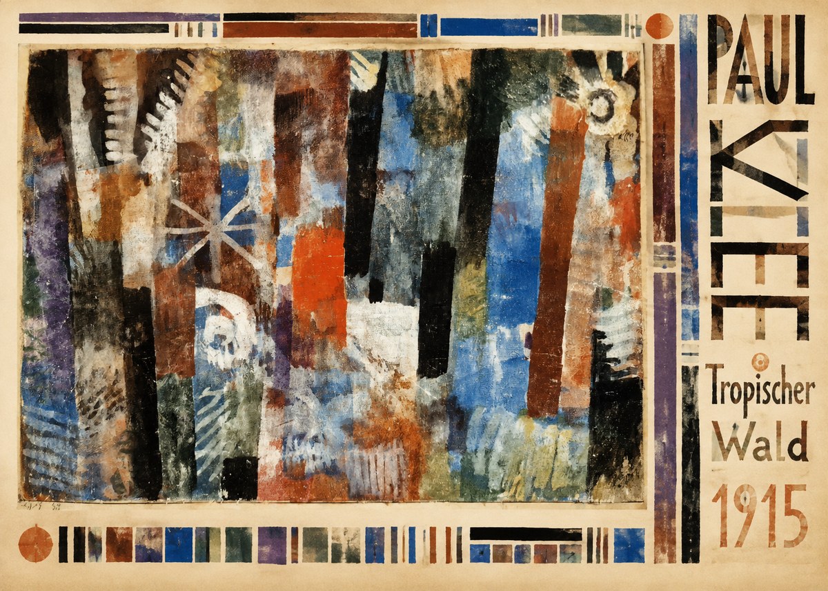 Paul Klee Tropischer Wald No5 - Poszter