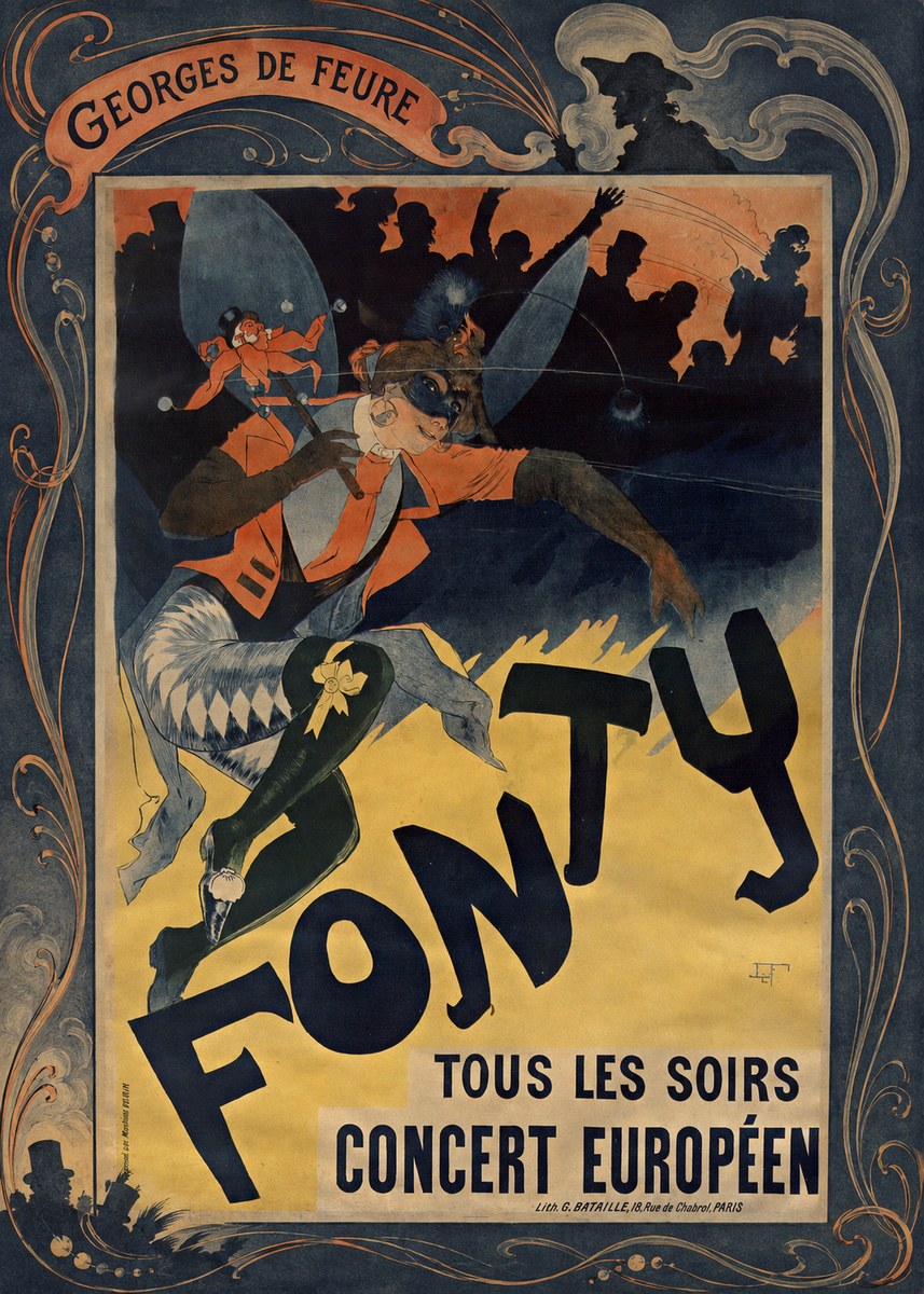 Georges de Feure Fonty II No4 - Poszter
