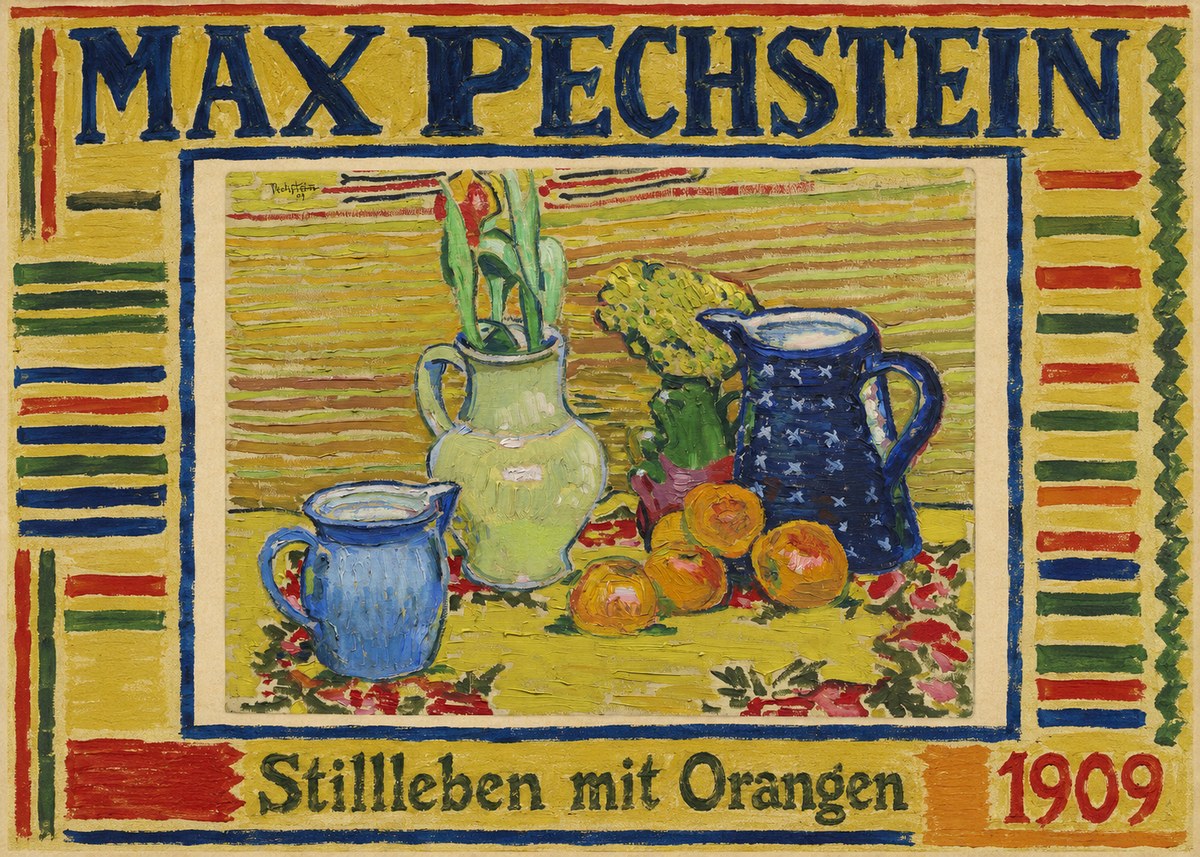 Max Pechstein Stillleben Mit Orangen No1 - Poszter