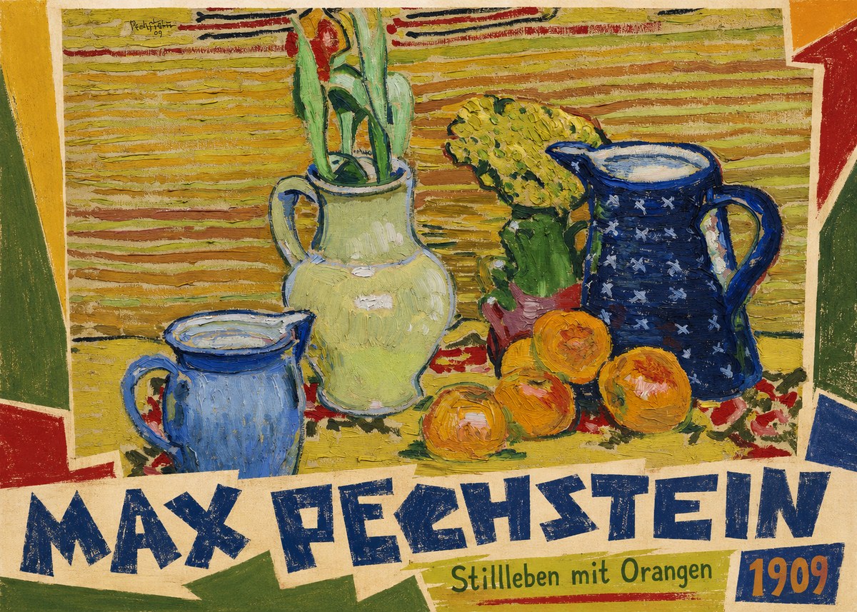 Max Pechstein Stillleben Mit Orangen No5 - Poszter