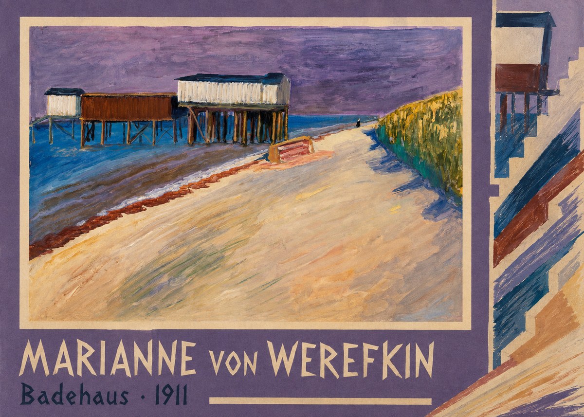 Marianne von Werefkin Badehaus No2 - Poszter
