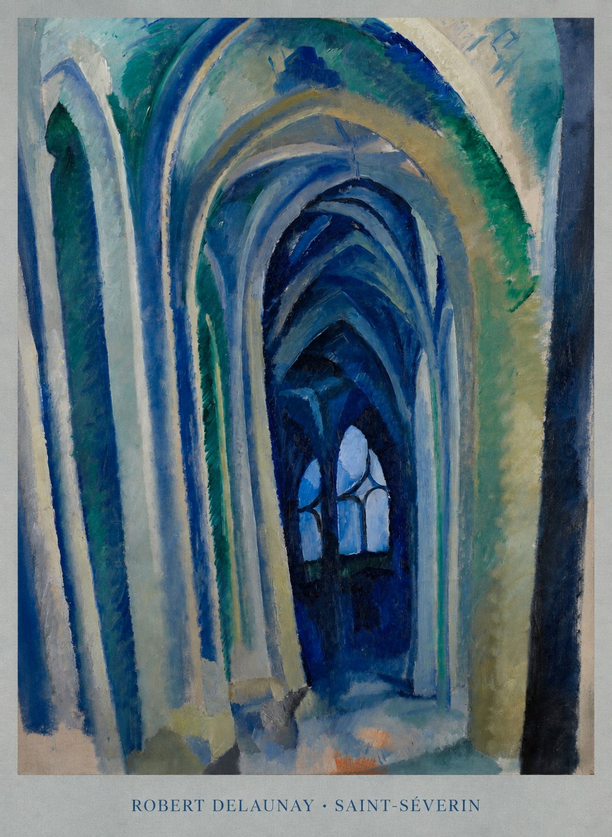 Robert Delaunay Saint-séverin No5 - Poszter