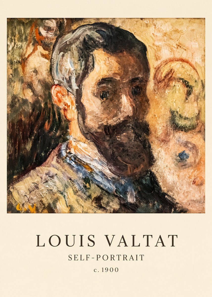 Louis Valtat Self-portrait No6 - Poszter