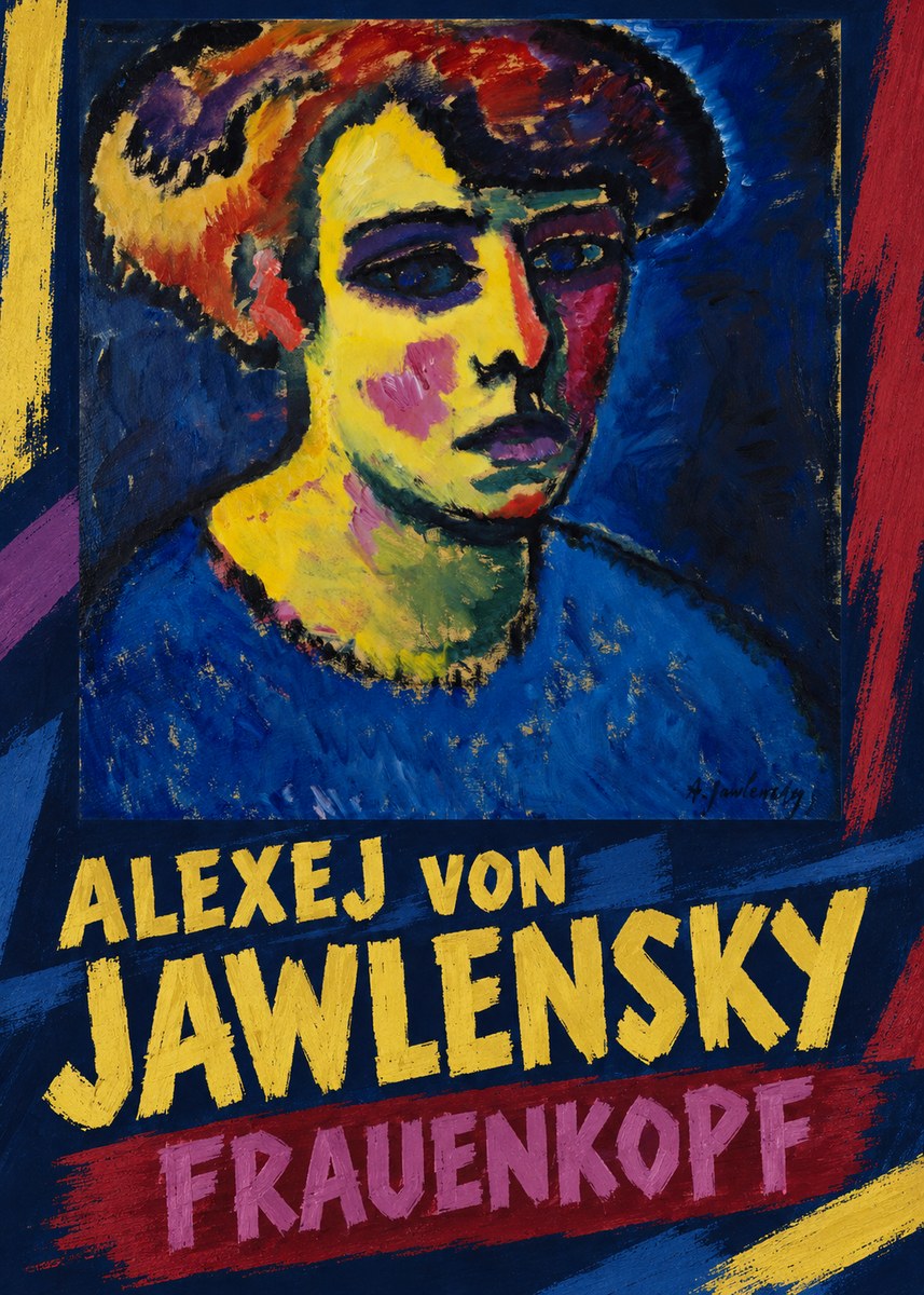 Alexej von Jawlensky Frauenkopf No2 - Poszter