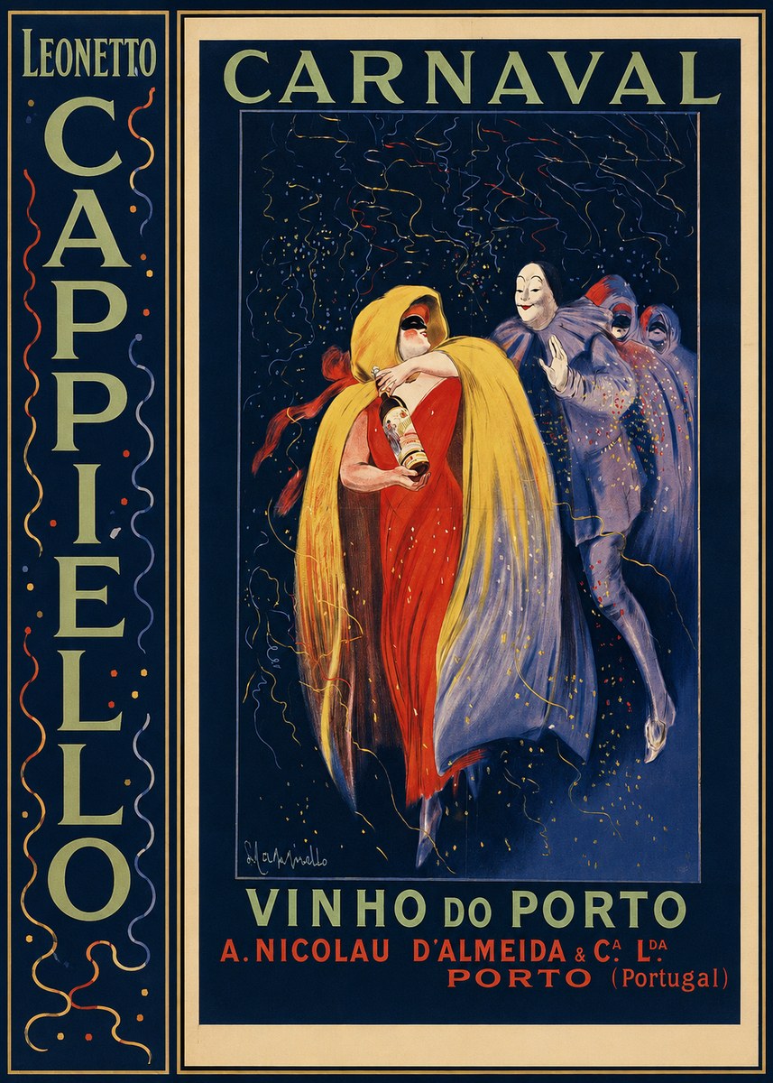 Leonetto Cappiello Carnaval - Vinho Do Porto No3 - Poszter