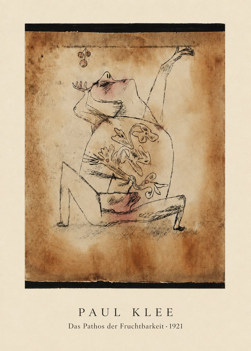 Paul Klee Das Pathos Der Fruchtbarkeit No6 - Poszter