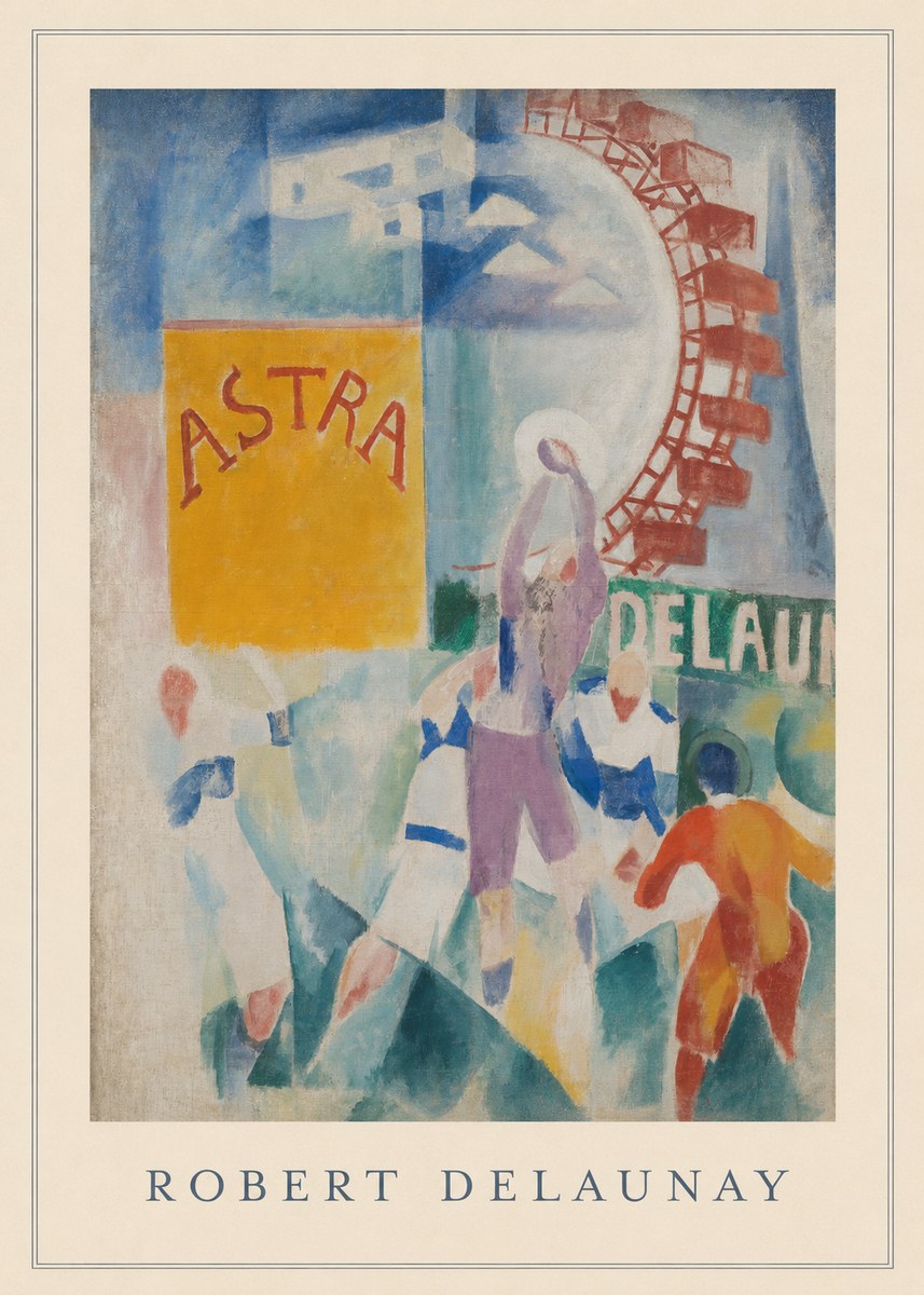 Robert Delaunay Poster for Astra No4 - Poszter