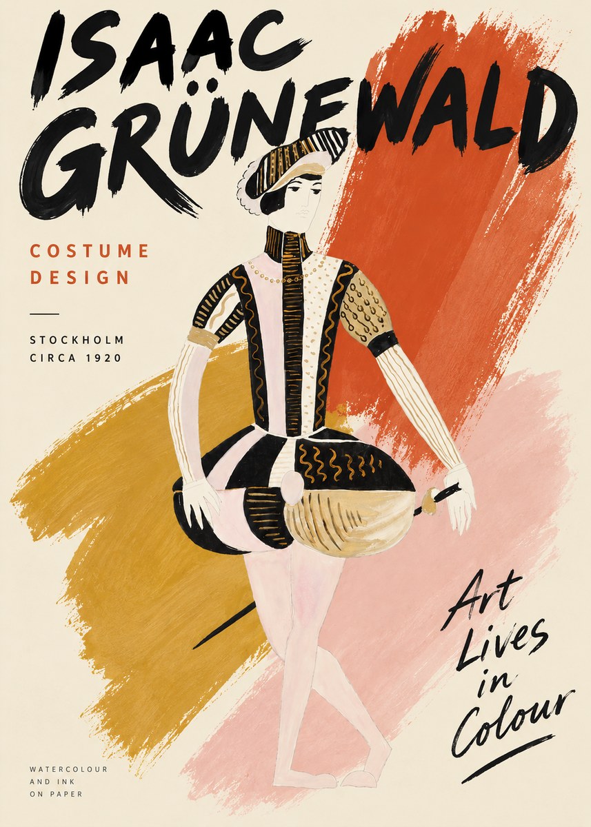 Isaac Grünewald Costume Study VI No3 - Poszter