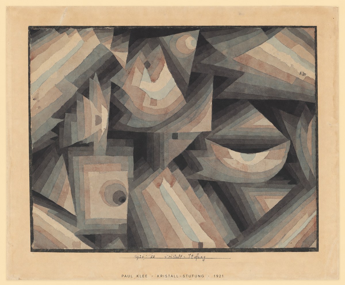 Paul Klee Kristall-stufung II No6 - Poszter