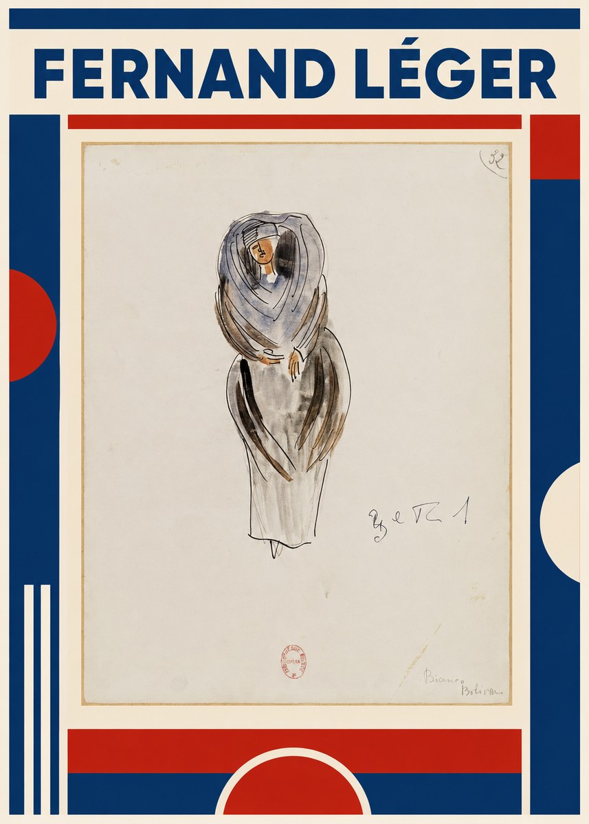 Fernand Léger Costume Design III No1 - Poszter