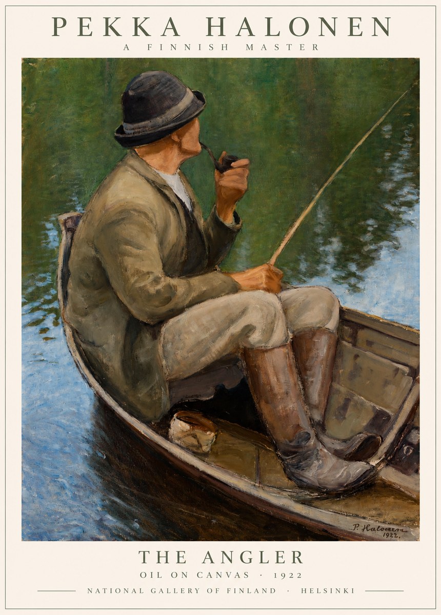 Pekka Halonen The Angler No1 - Poszter