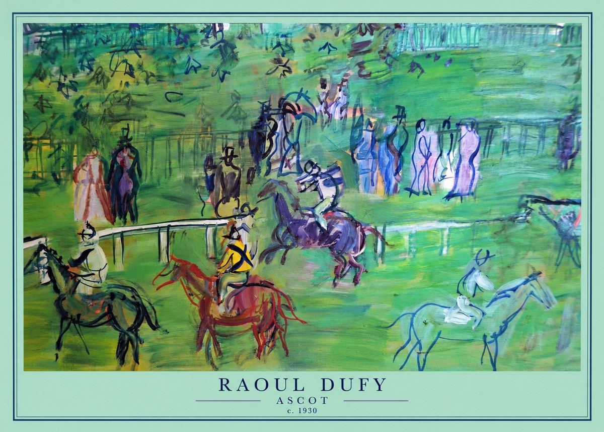 Raoul Dufy Ascot No4 - Poszter