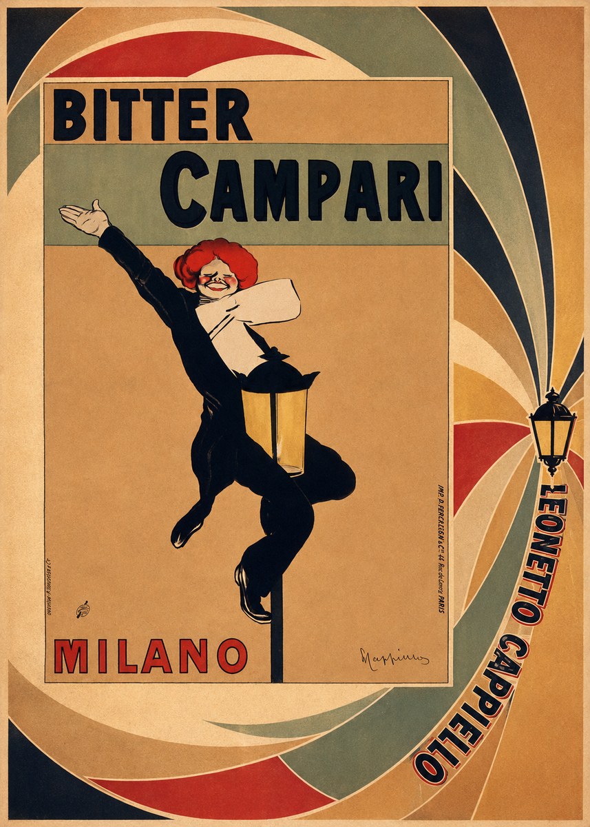 Leonetto Cappiello Bitter Campari II No6 - Poszter