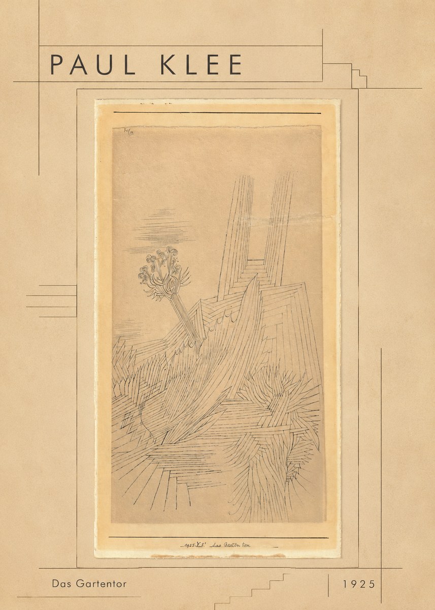 Paul Klee Das Gartentor I No1 - Poszter