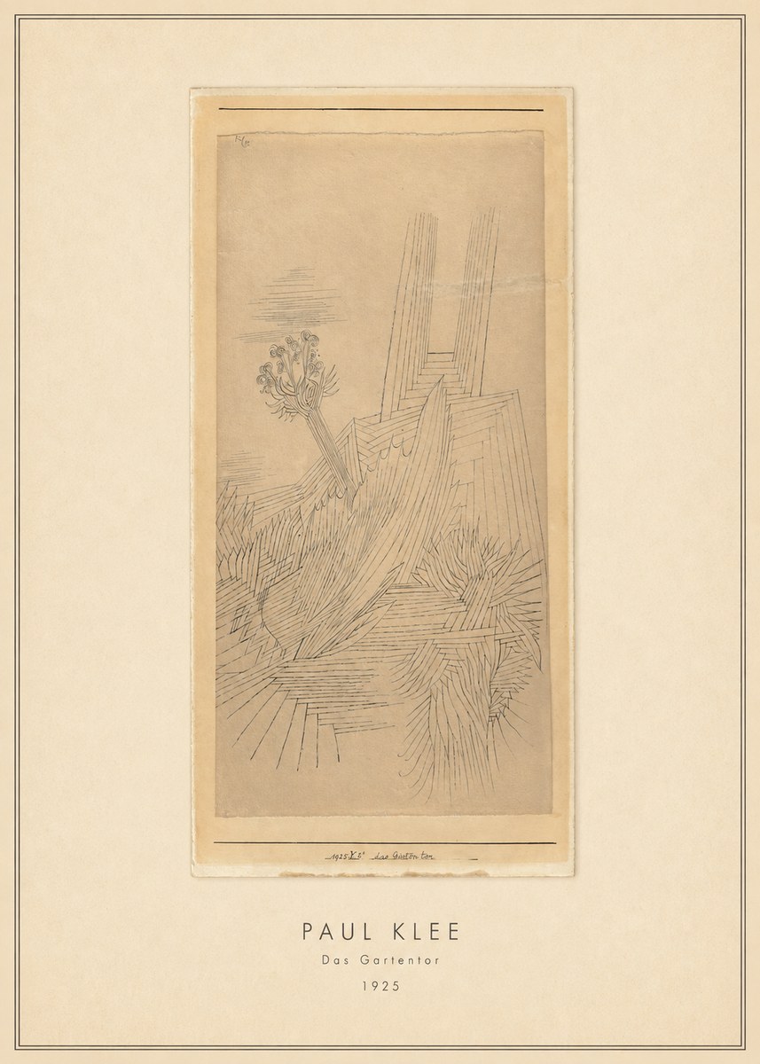Paul Klee Das Gartentor I No3 - Poszter