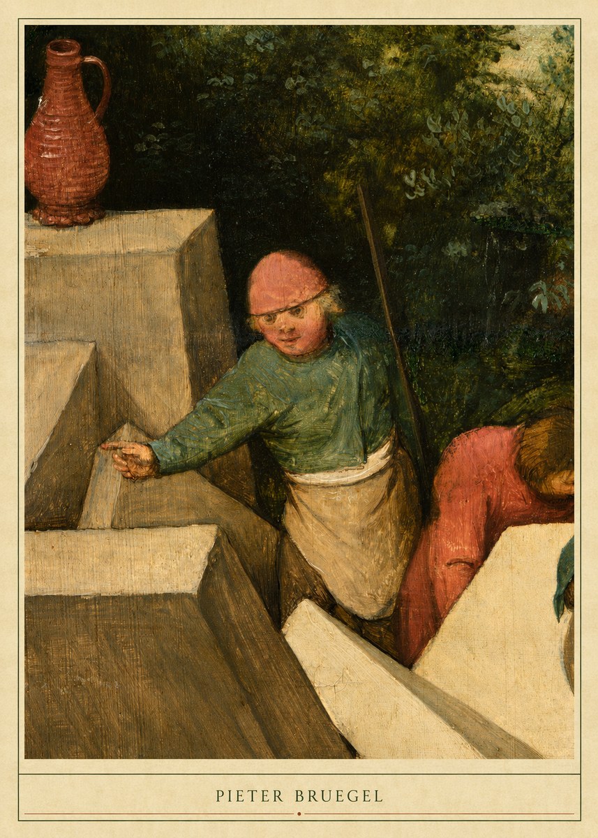 Pieter Bruegel The Tower of Babel XIX No5 - Poszter