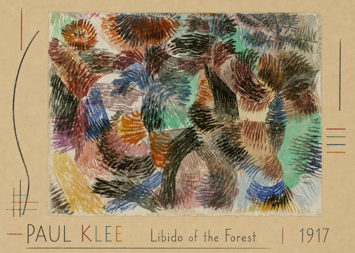 Paul Klee Libido of the Forest No2 - Poszter
