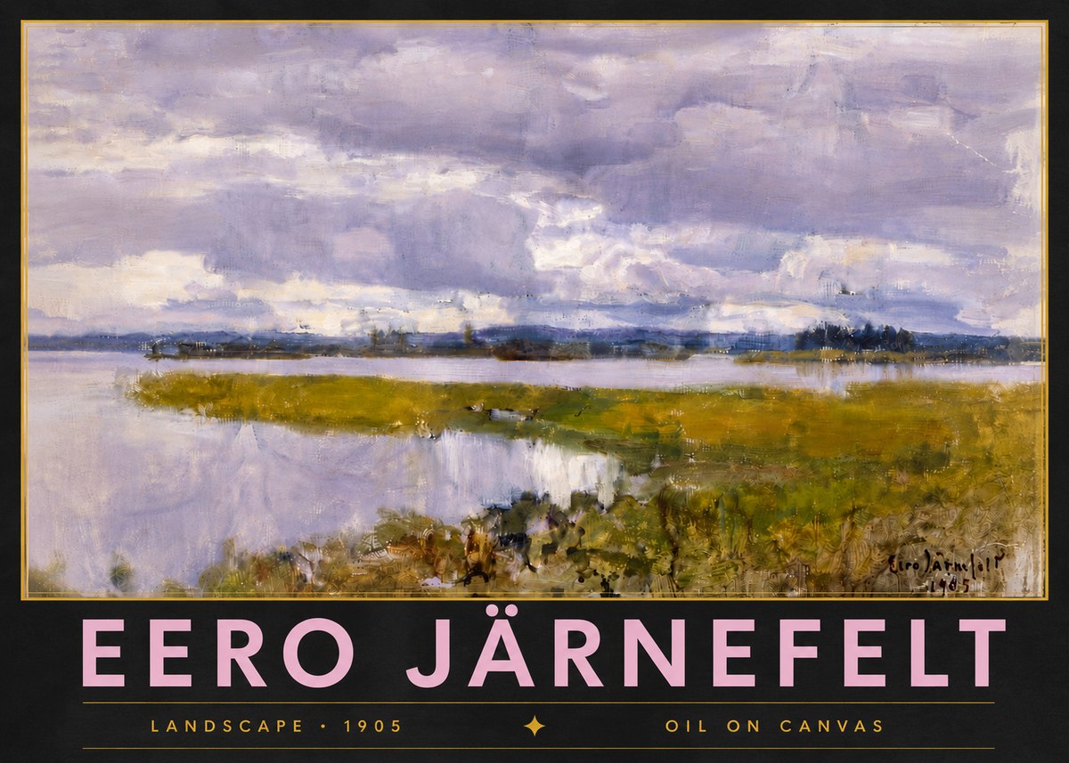 Eero Järnefelt Landscape No6 - Poszter