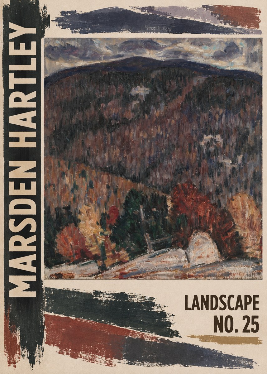 Marsden Hartley Landscape No. 25 No2 - Poszter