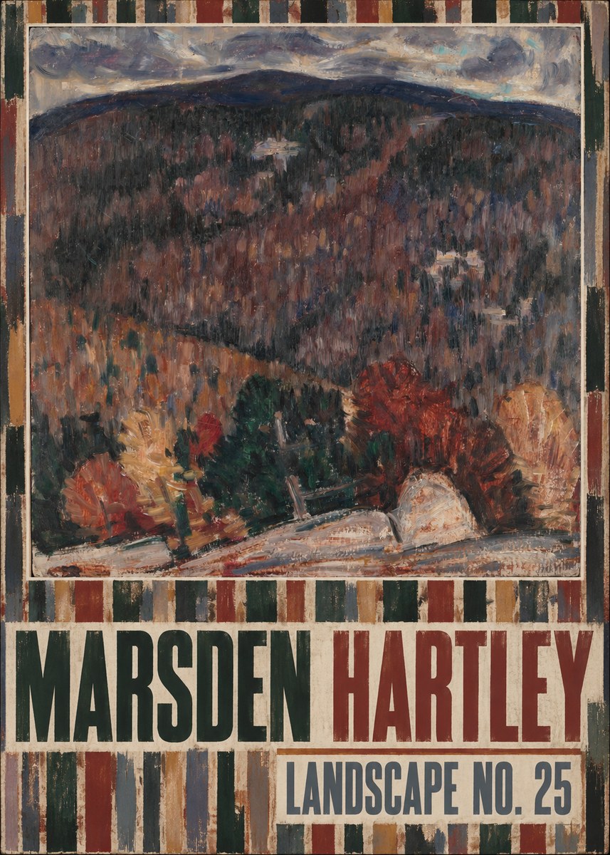 Marsden Hartley Landscape No. 25 No4 - Poszter