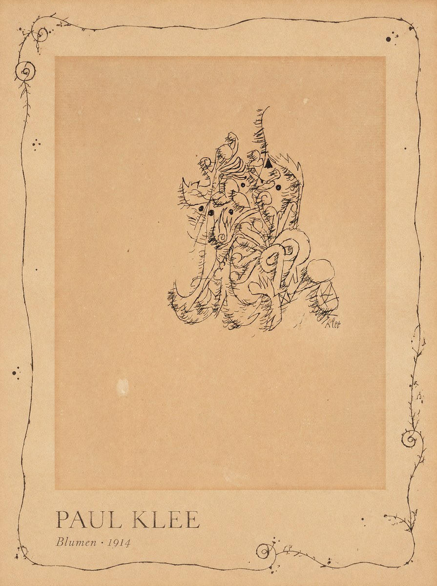 Paul Klee Blumen II No3 - Poszter