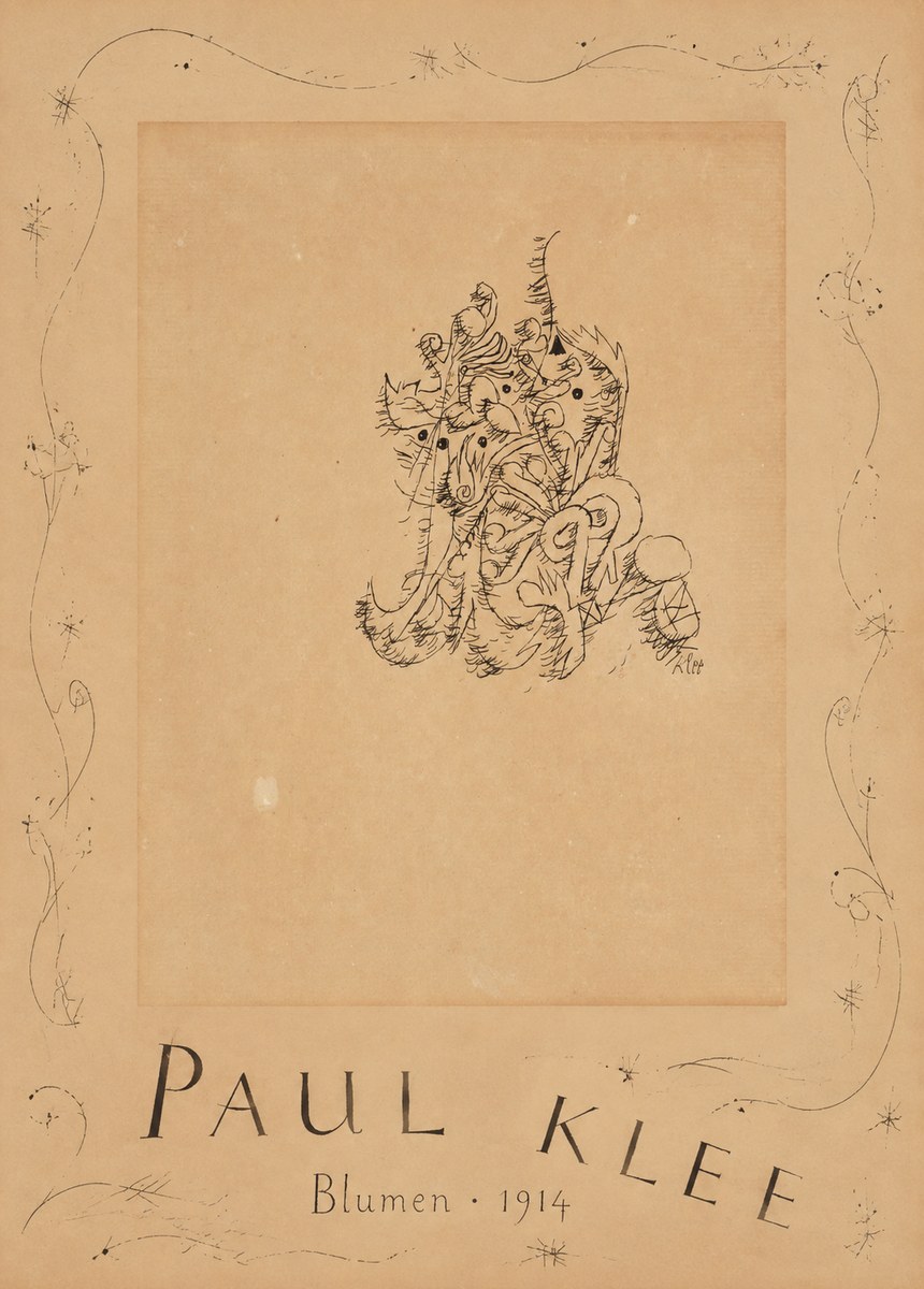 Paul Klee Blumen II No6 - Poszter