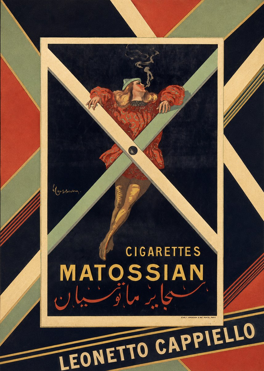 Leonetto Cappiello Cigarettes Matossian No3 - Poszter