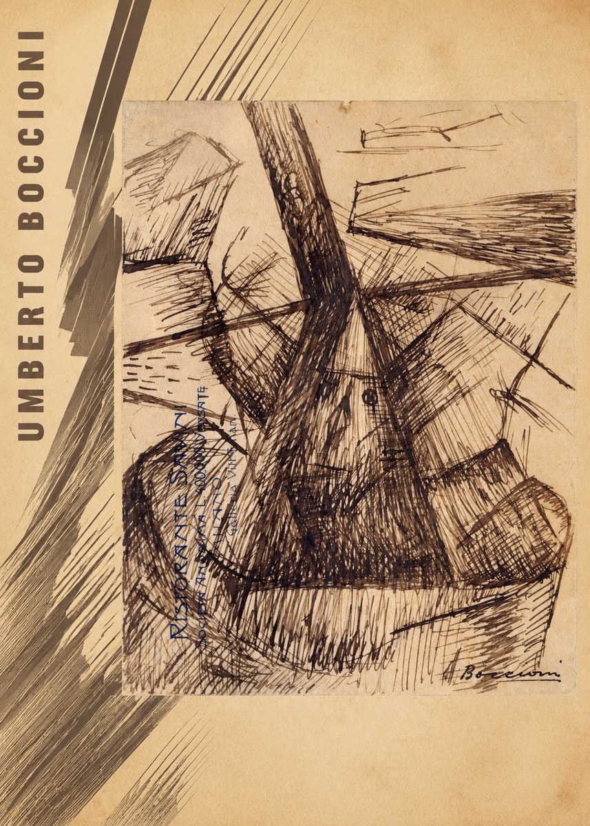 Umberto Boccioni Umberto Boccioni II No2 - Poszter