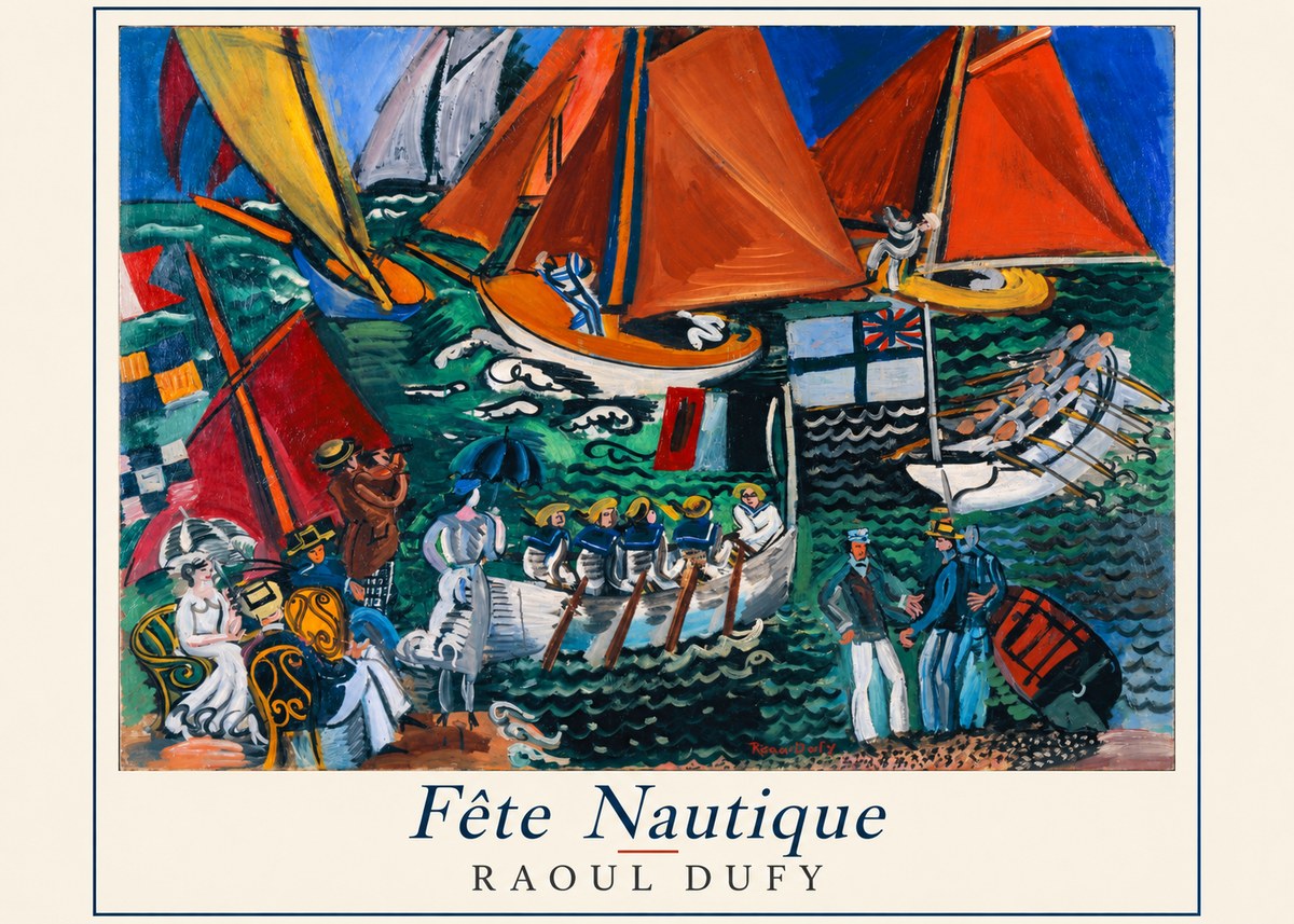 Raoul Dufy Fête Nautique No4 - Poszter