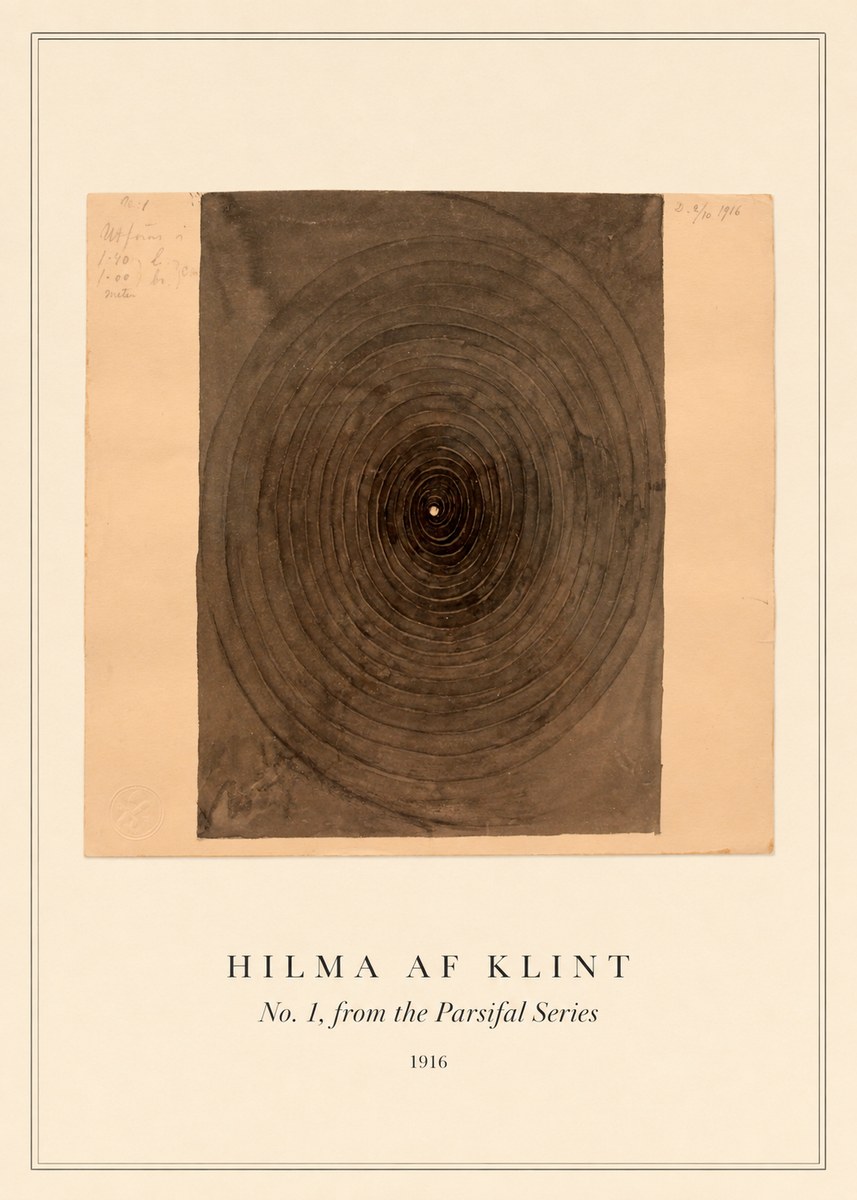 Hilma af Klint No. 1, from the Parsifal Series No3 - Poszter