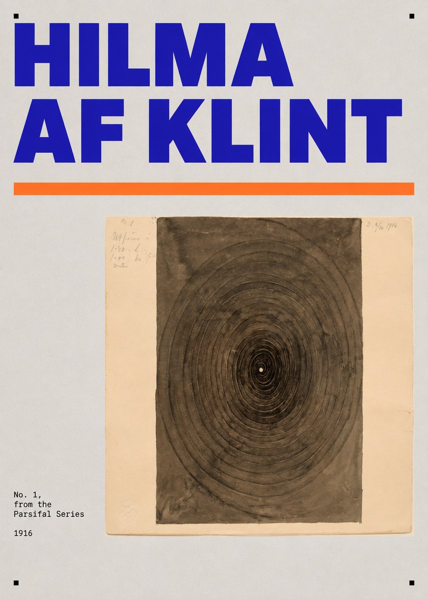 Hilma af Klint No. 1, from the Parsifal Series No5 - Poszter