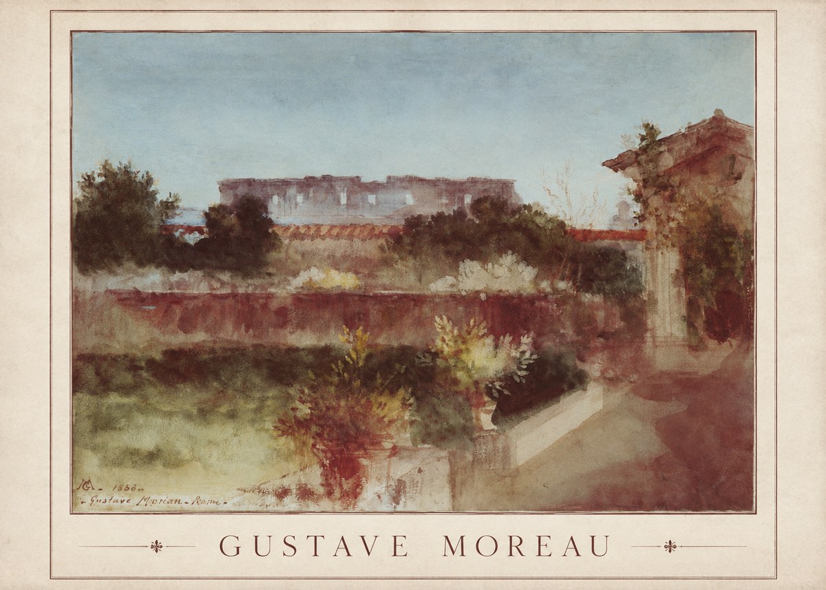 Gustave Moreau Rome No1 - Poszter