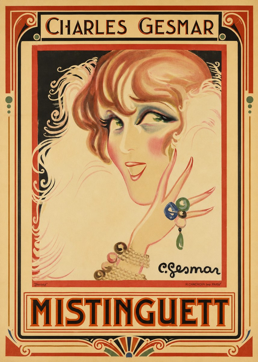 Charles Gesmar Mistinguett No1 - Poszter