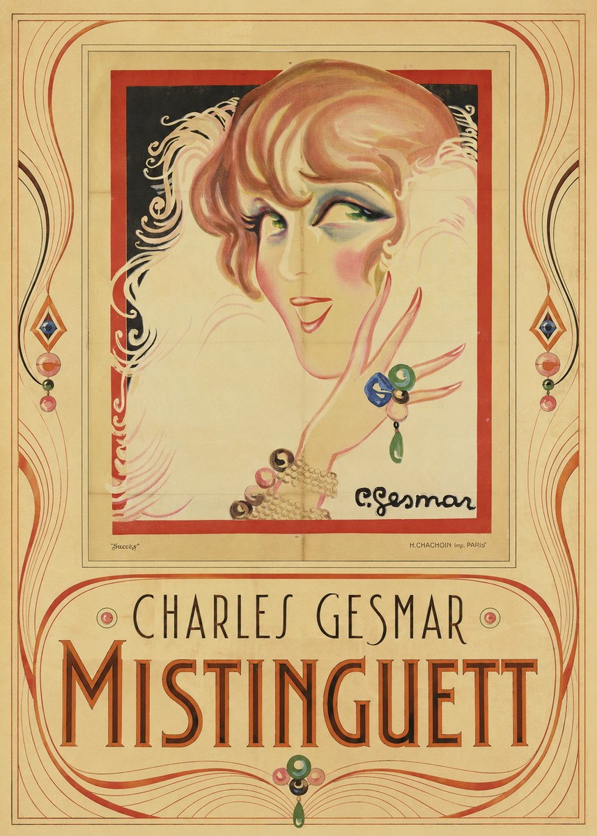 Charles Gesmar Mistinguett No3 - Poszter