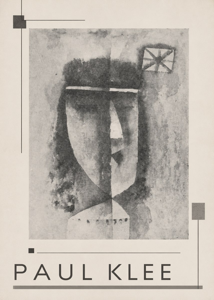 Paul Klee Head of a Man No3 - Poszter