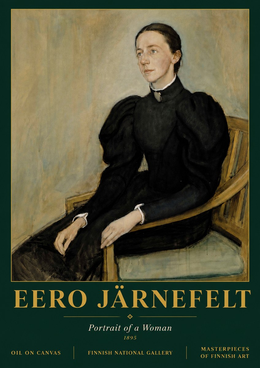 Eero Järnefelt Portrait of a Woman No5 - Poszter