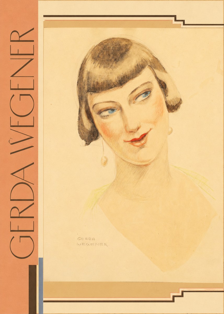Gerda Wegener Portrait of a Lady No2 - Poszter