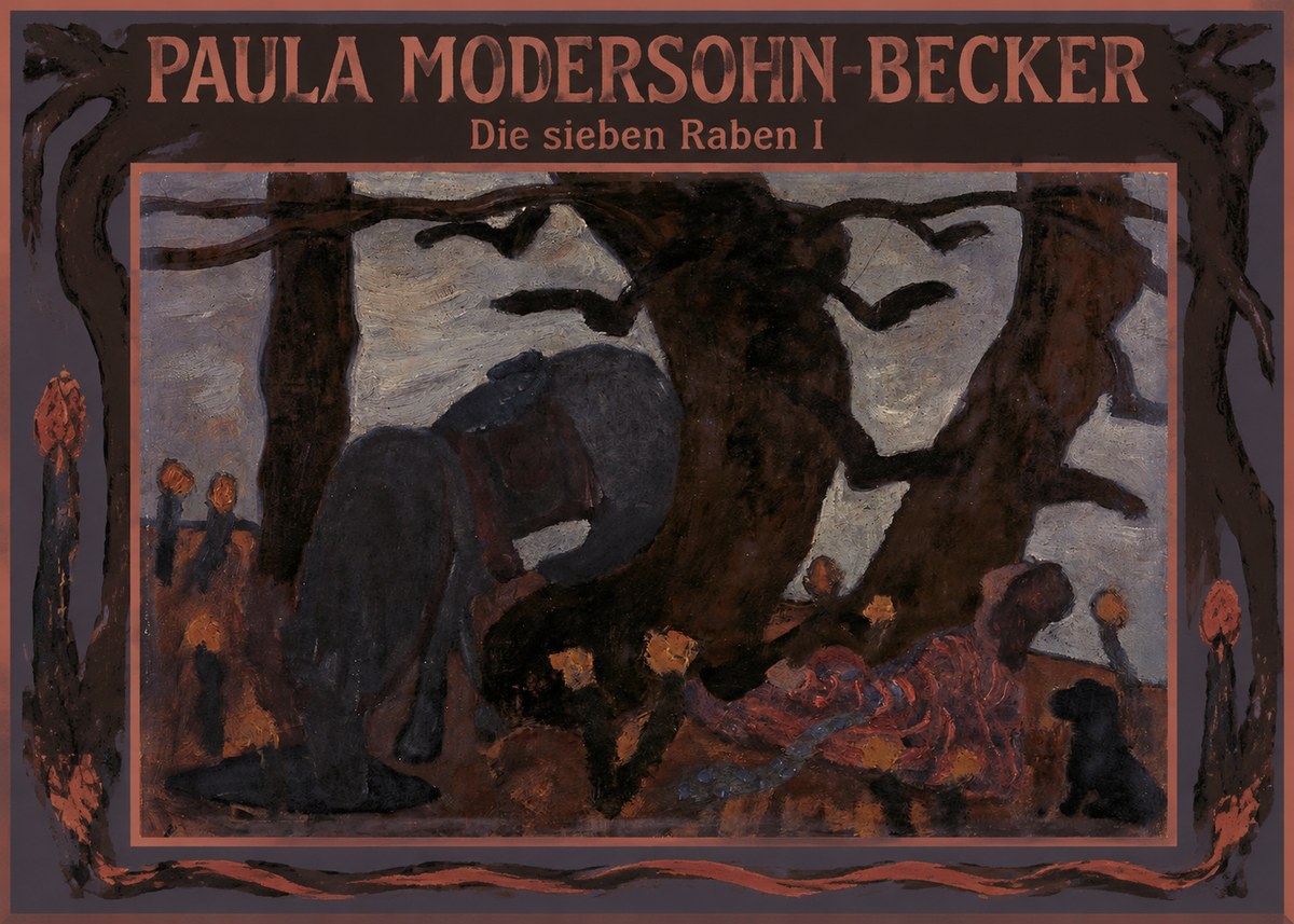 Paula Modersohn-Becker Die Sieben Raben I No1 - Poszter