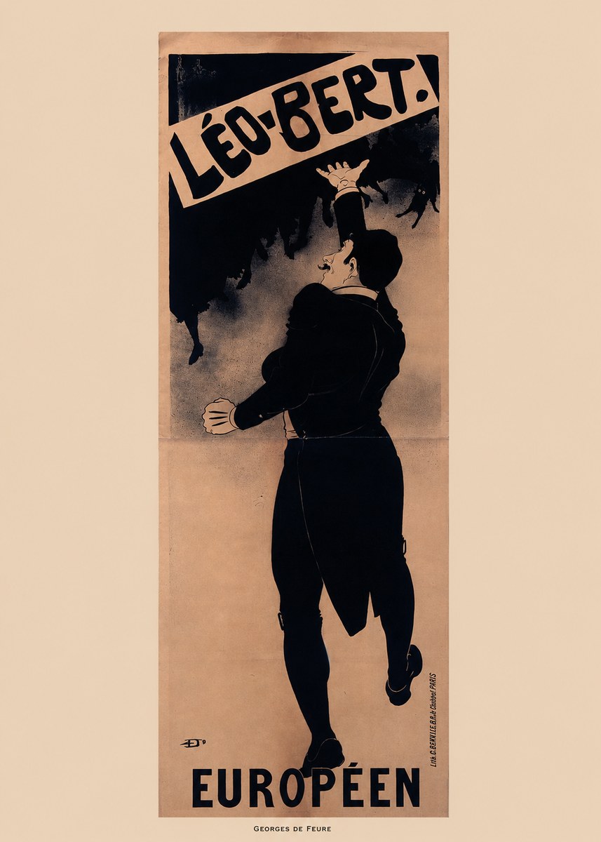 Georges de Feure Léo-bert. Européen No6 - Poszter