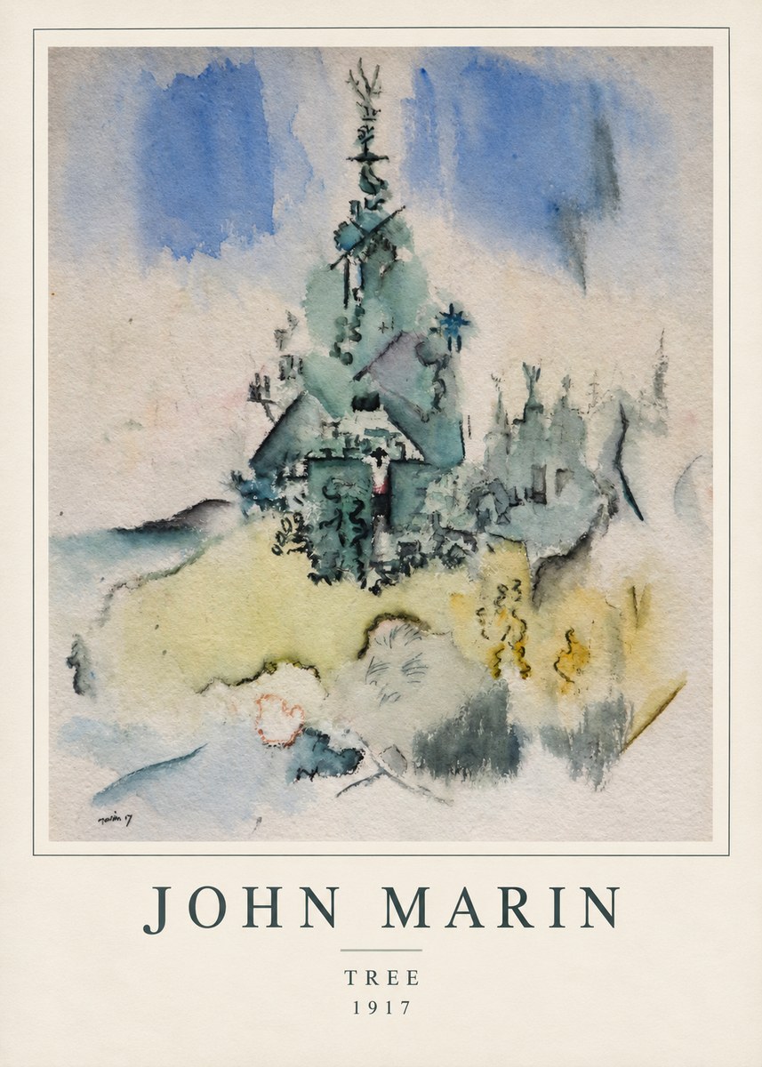 John Marin Tree No1 - Poszter