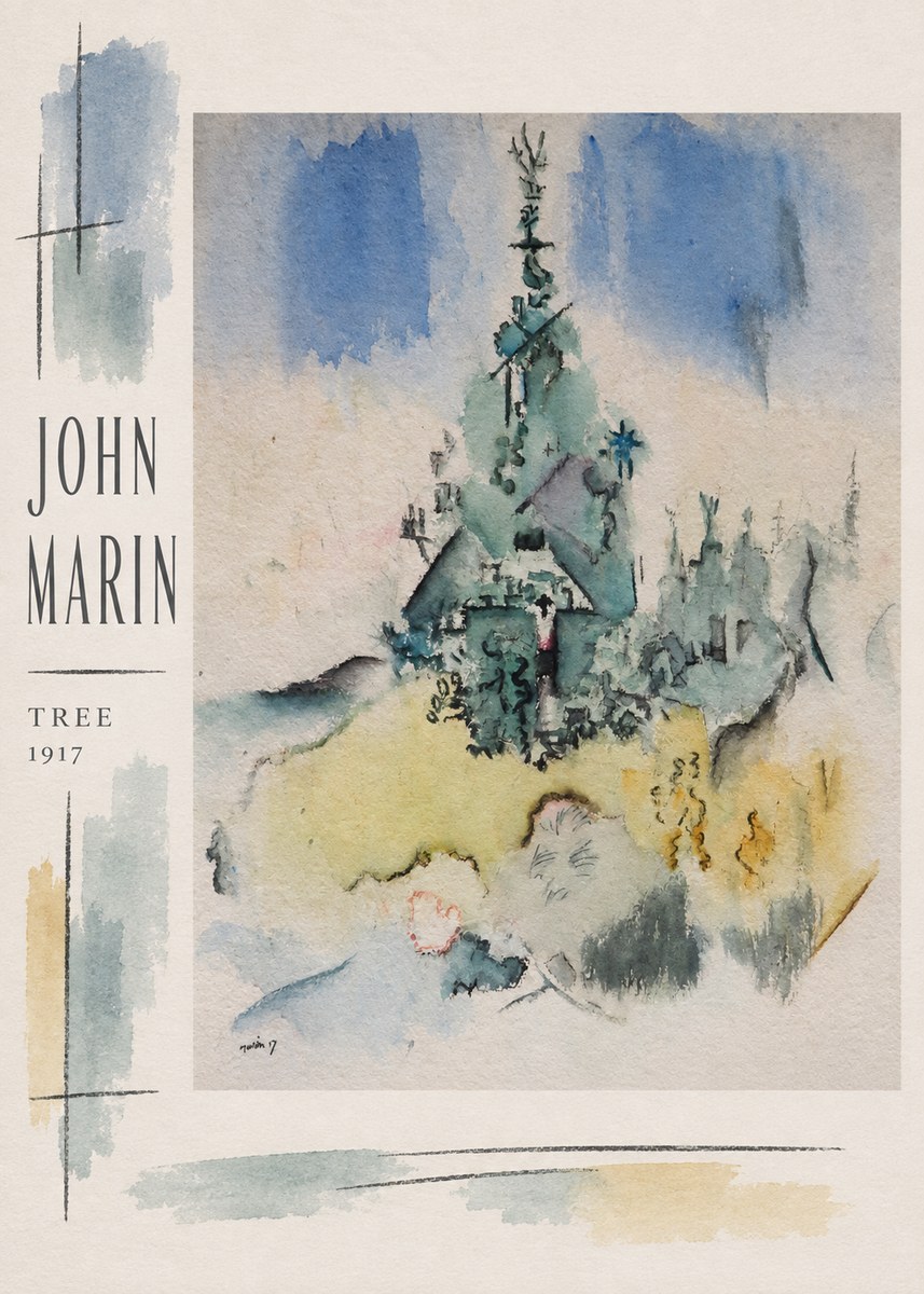 John Marin Tree No3 - Poszter