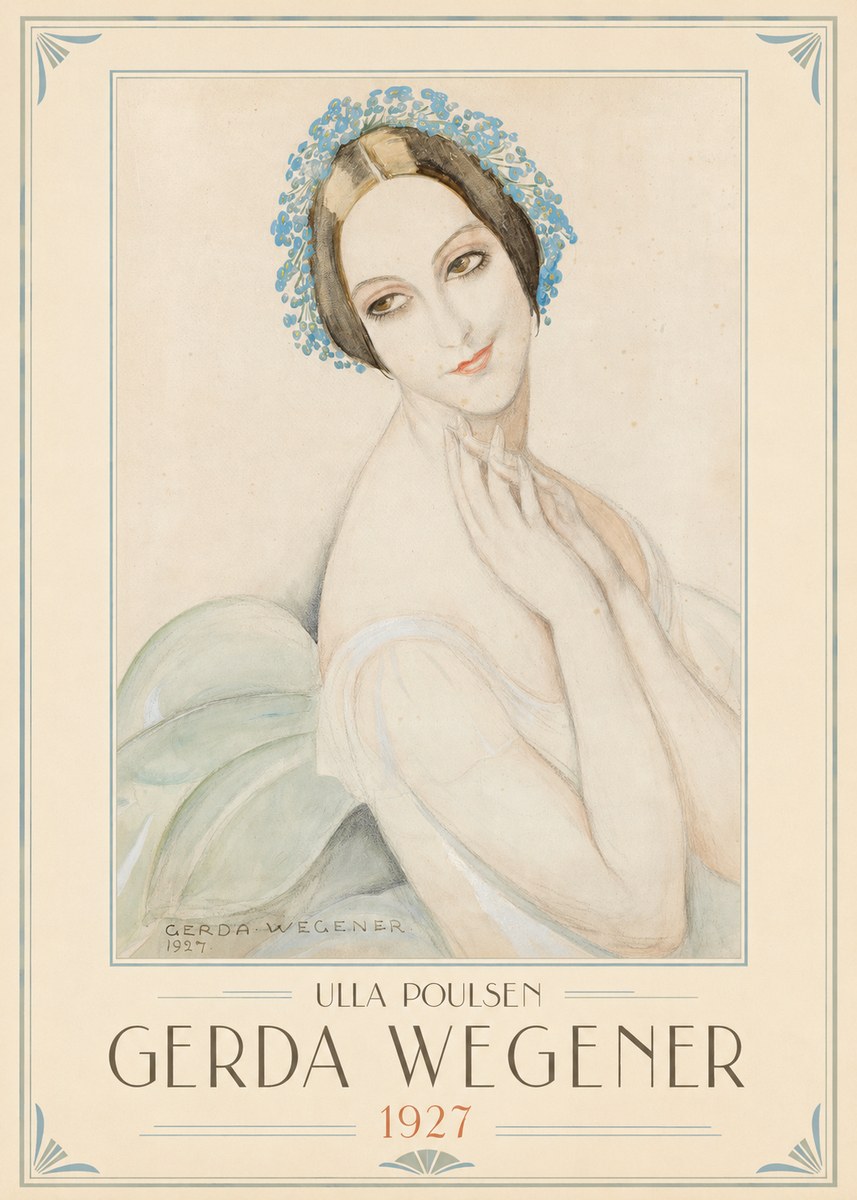 Gerda Wegener Ulla Poulsen No1 - Poszter