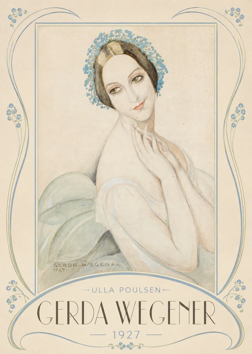 Gerda Wegener Ulla Poulsen No3 - Poszter