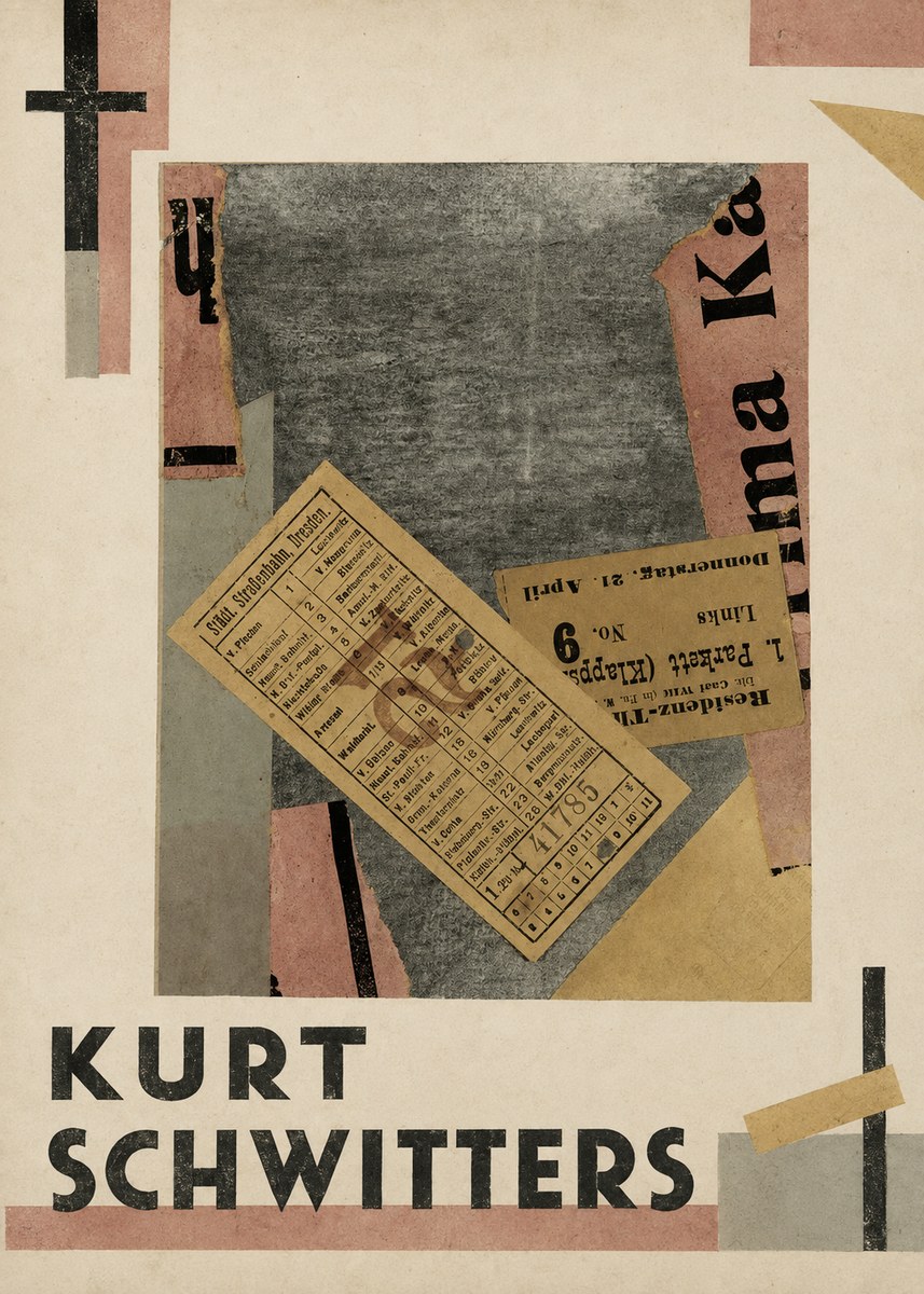 Kurt Schwitters Merz Collage No1 - Poszter
