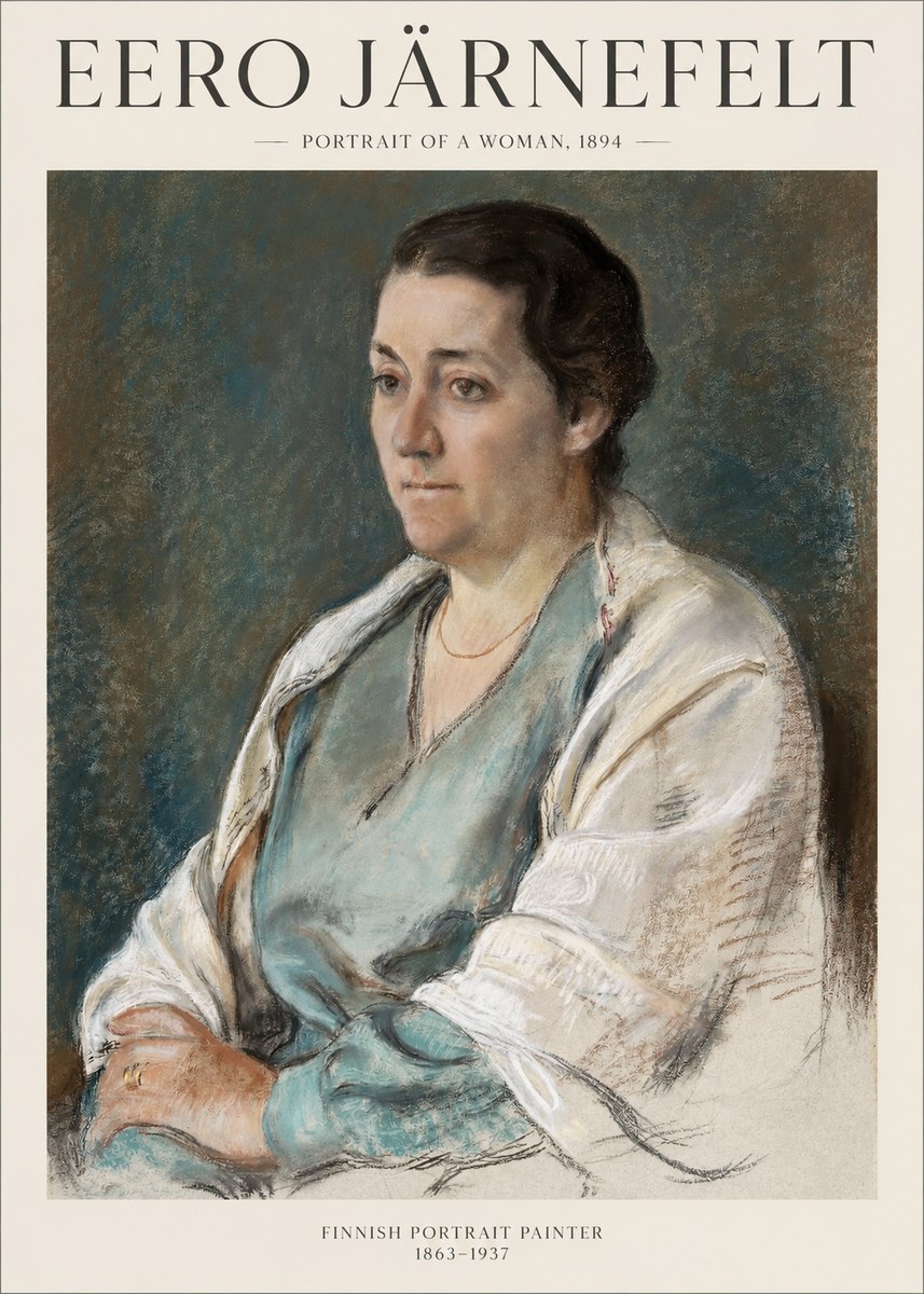 Eero Järnefelt Portrait of a Woman, 1894 No1 - Poszter