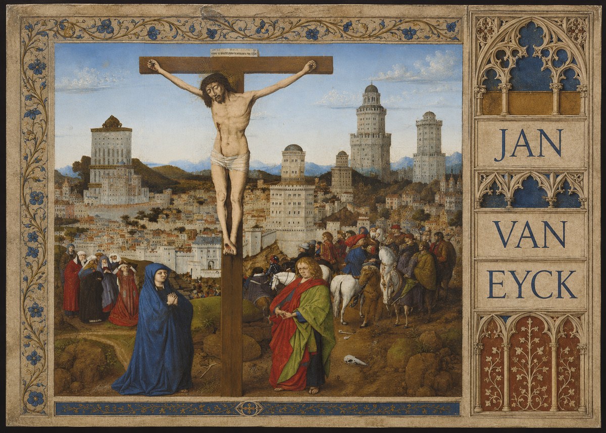 Jan van Eyck The Crucifixion No3 - Poszter