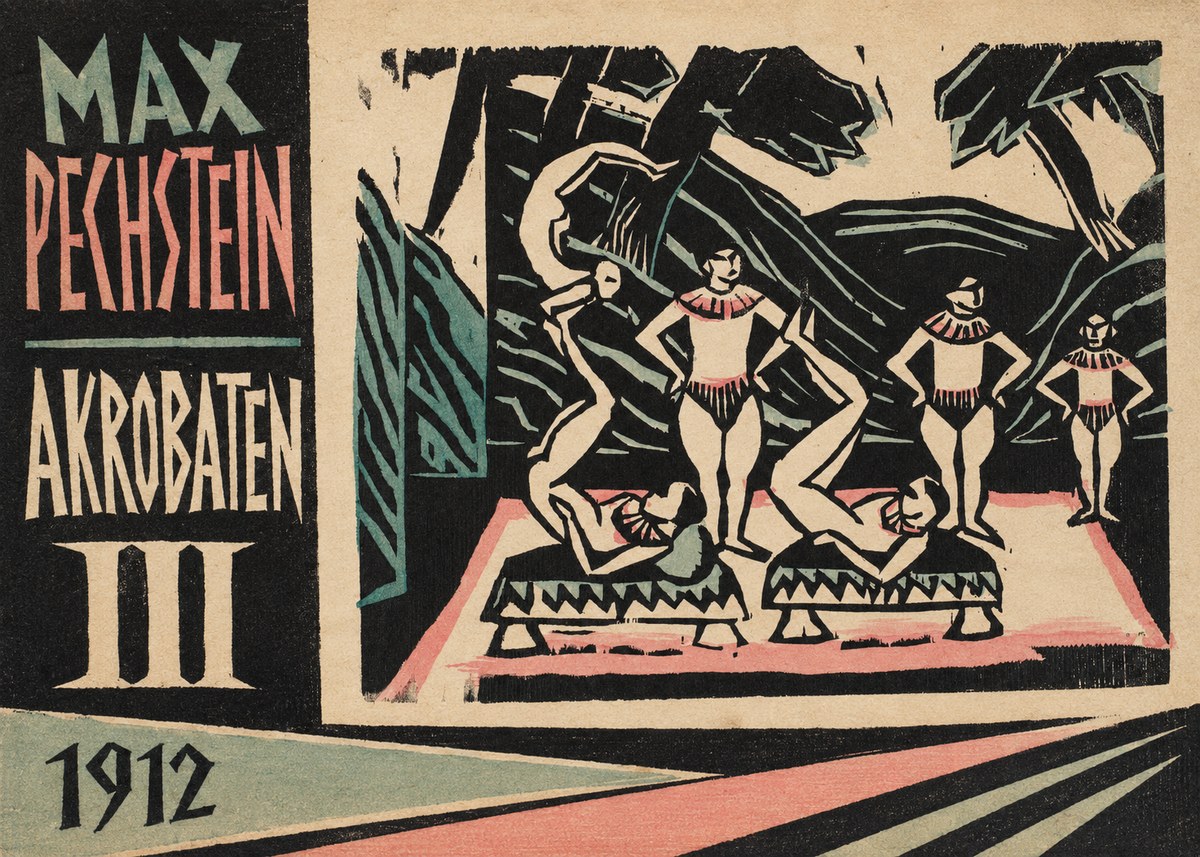Max Pechstein Akrobaten Iii No2 - Poszter