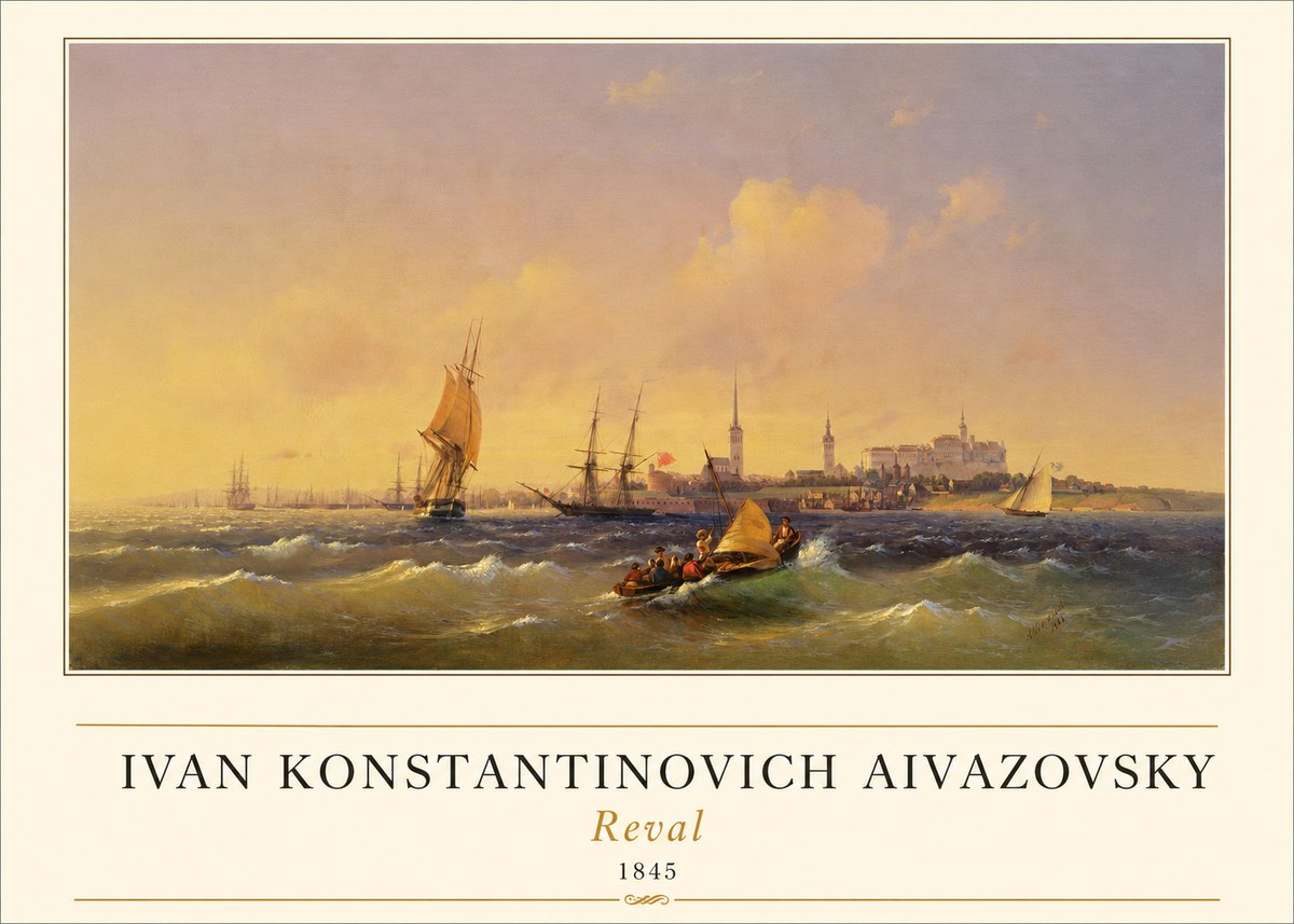 Ivan Konstantinovich Aivazovsky Reval No1 - Poszter